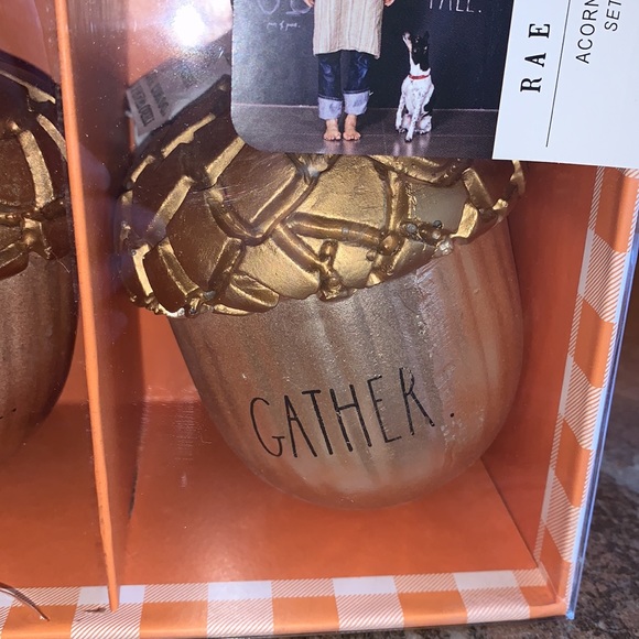 Rae Dunn Acorns- Set of 4 - Picture 7 of 7